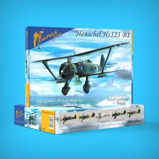 GasPatch 16-48096 1/48 Henschel Hs 123B1