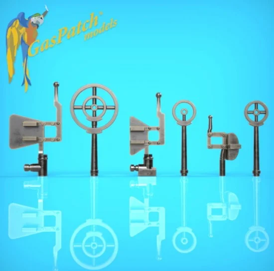 GasPatch 17-48117 1/48 Vanes Gunsights (12 Sets, 3 Types)