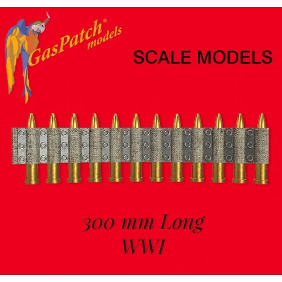 GasPatch 19-24154 1/24 WWI Flexible Ammo Belt