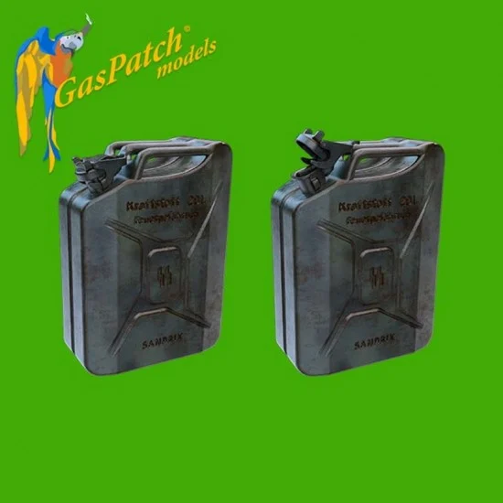 GasPatch 23-35291 1/35 German Fuel Jerry Cans SS (12pcs)