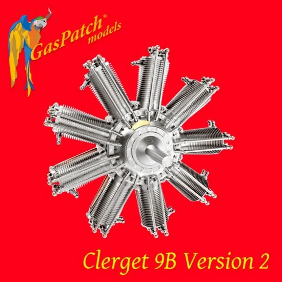 GasPatch 24-32333 1/32 WWI Clerget 9B Version II Engine