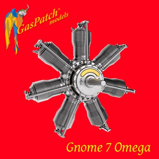 GasPatch 25-32340 1/32 Gnome 7 Omega Rotary Aero Engine