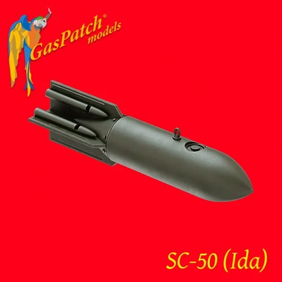 GasPatch 25-32386 1/32 WWII German Bombs - SC-50 Ida (4pcs)