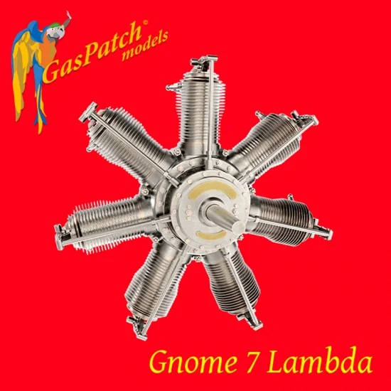 GasPatch 25-48347 1/48 Gnome 7L Lambda Rotary Aero Engine
