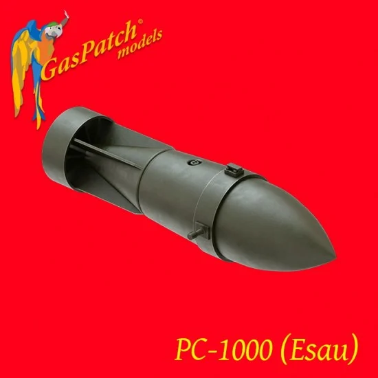 GasPatch 25-48384 1/48 WWII German Bombs - PC 1000 Esau (2pcs)