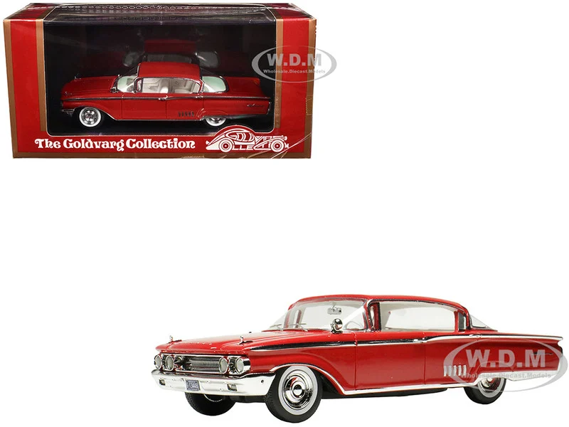 1960 Mercury Park Lane 4 Door Sedan Signal Red with White Interior Limited Edition to 200 pieces Worldwide 1/43 Model Car by Goldvarg Collection - Mercury Models