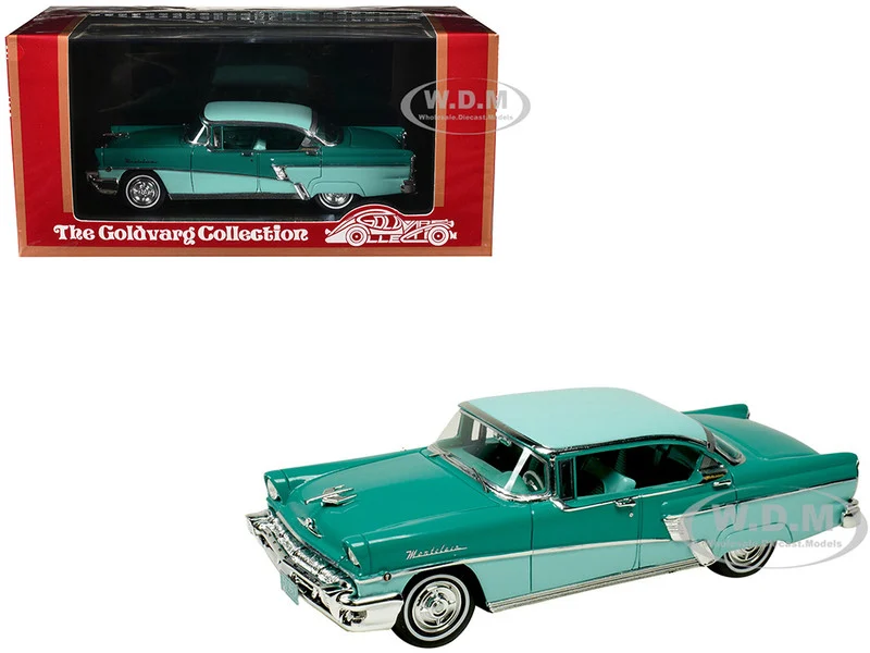 1956 Mercury Montclair Phaeton Heather Green and Verona Green with Green Interior Limited Edition to 200 pieces Worldwide 1/43 Model Car by Goldvarg Collection - Mercury Models
