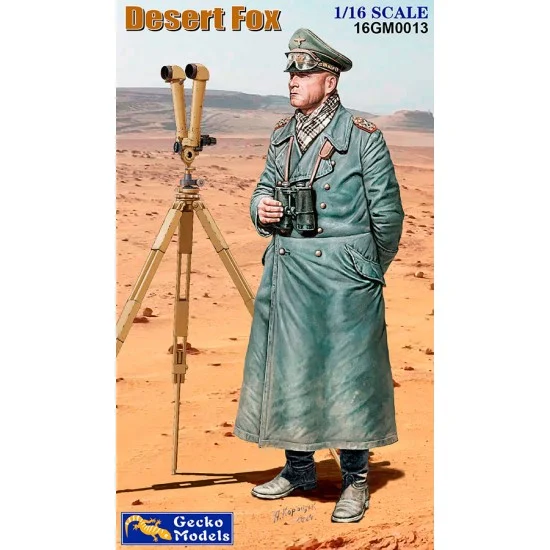 Gecko 16GM0013 1/16 Desert Fox Figure with Telescope parts - Model Figures