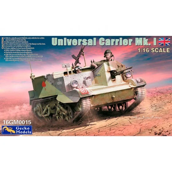Gecko 16GM0015 1/16 British Army Universal Carrier Mk.I - Military Vehicles & Tanks