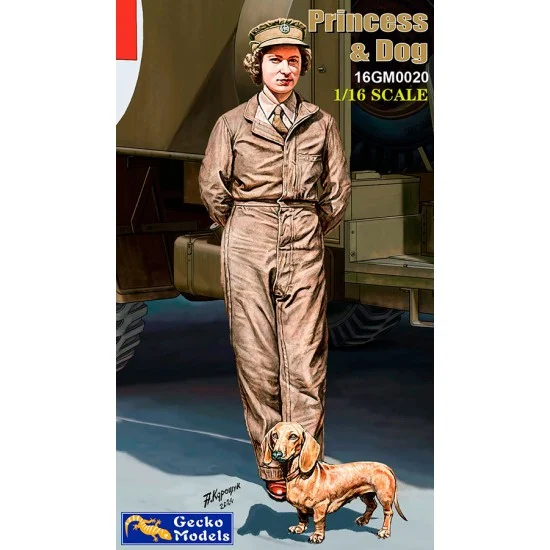 Gecko 16GM0020 1/16 The Princess with Dog - Model Figures