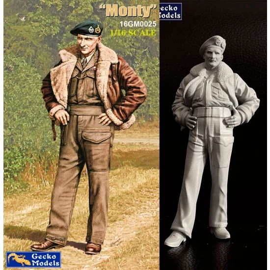 Gecko 16GM0025 1/16 Field Marshal Bernard Montgomery 'Monty' - Model Figures
