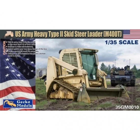 Gecko 35GM0010 1/35 US Army Light Type II Skid Steer Loader (M400T) - Military Vehicles & Tanks