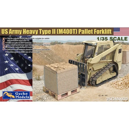 Gecko 35GM0030 1/35 US Army Heavy Type II (M400T) Pallet Forklifts - Military Vehicles & Tanks