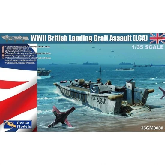 Gecko 35GM0080 1/35 WWII British Landing Craft Assault (LCA) - Military Vehicles & Tanks
