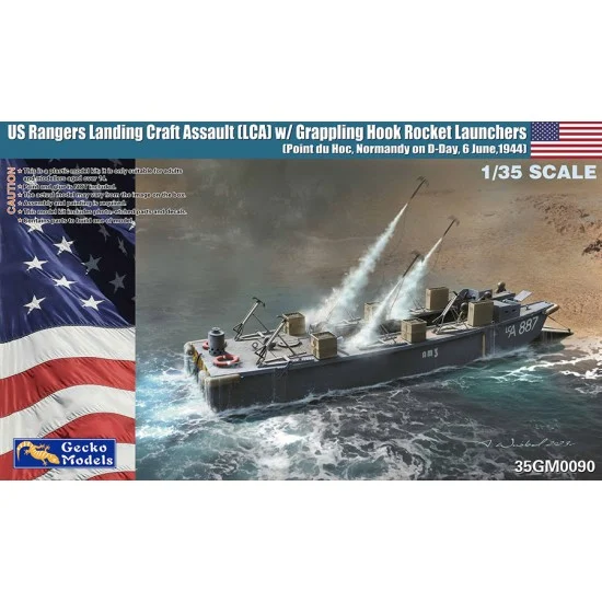 Gecko 35GM0090 1/35 US Rangers Landing Craft Assault (LCA) - Model Planes