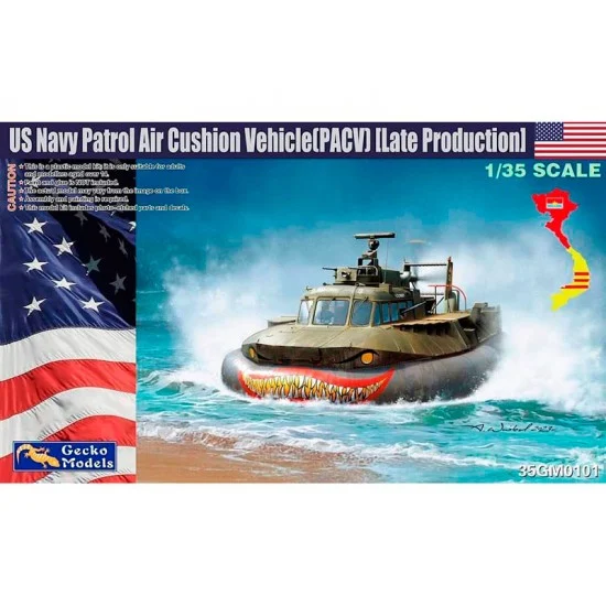 Gecko 35GM0101 1/35 US Navy Patrol Air Cushion Vehicle (PACV) Late Production - Military Vehicles & Tanks