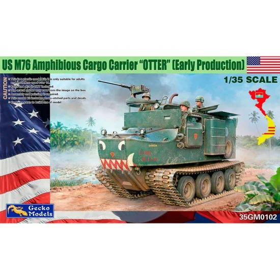 Gecko 35GM0102 1/35 US M76 Amphibious Cargo Carrier OTTER Early Production - Military Vehicles & Tanks