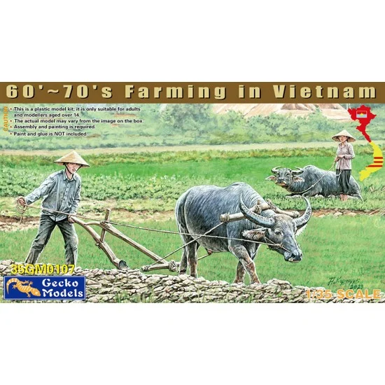 Gecko 35GM0107 1/35 60'-70's Farming in Vietnam