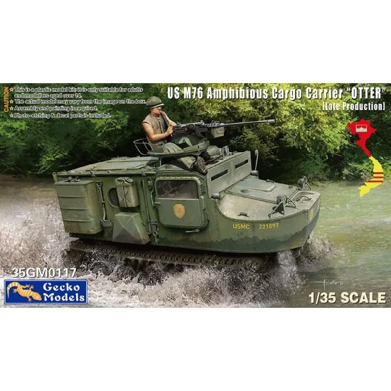 Gecko 35GM0117 1/35 US M76 Amphibious Cargo Carrier ''OTTER'', Late Production - Military Vehicles & Tanks
