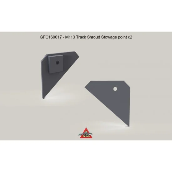 Grey Fox Concepts 160017 1/16 Australian/New Zealand M113 Track Shroud Stowage Point 1960s-2000s