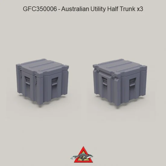 Grey Fox Concepts 350006 1/35 Modern Australian Utility 1/2 Trunk (3pcs) - Scenics & Diorama