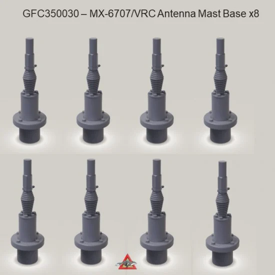 Grey Fox Concepts 350030 1/35 MX-6707/VRC Antenna Mast Base (8pcs)