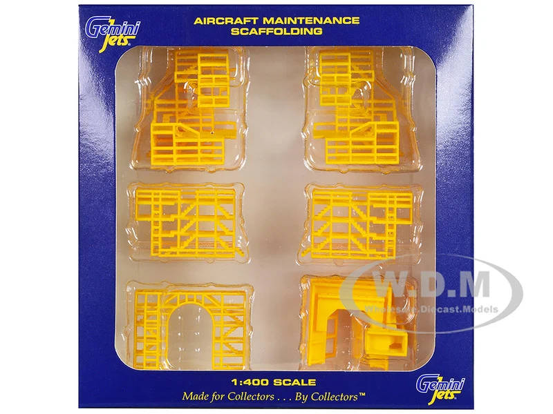 Aircraft Maintenance Scaffolding 6 Piece Set for 1/400 Scale Models by GeminiJets - Accessories