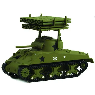 1945 M4 Sherman Tank - U.S. Army World War II - 40th Tank Battalion, 14th Armored Division with T34 Calliope Rocket Laun