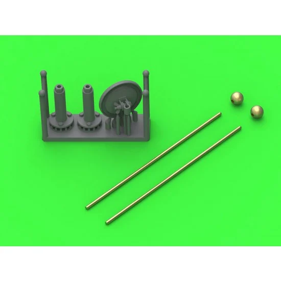 Master Models GM-16-005 1/16 Width Indicators for German Vehicles (2pcs, SHORT) for Sd.Kfz. 250, 251, e.g