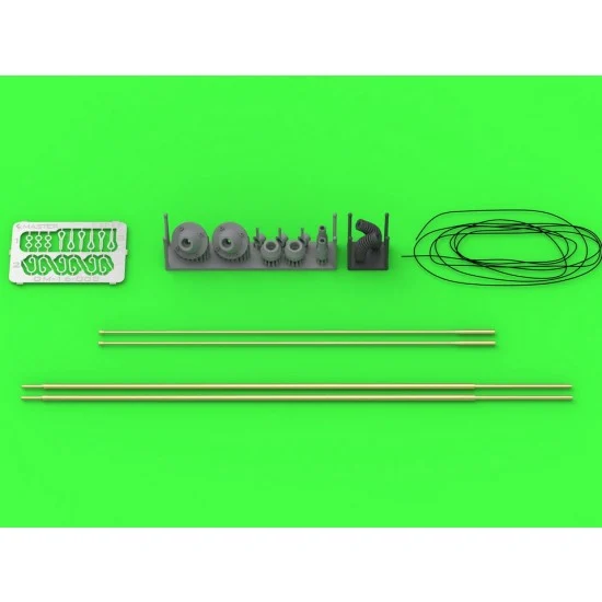 Master Models GM-16-008 1/16 Leopard 2 A7V Antenna Comrod VHF3088VM Tilted Version (2pcs)