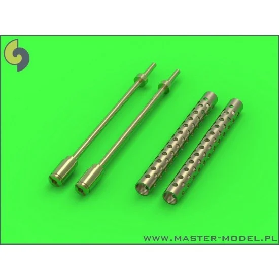 Master Models GM-35-004 1/35 Barrels for Browning M1919 .30 Cal - Two Piece Muzzle of Conical Shape (2pcs)