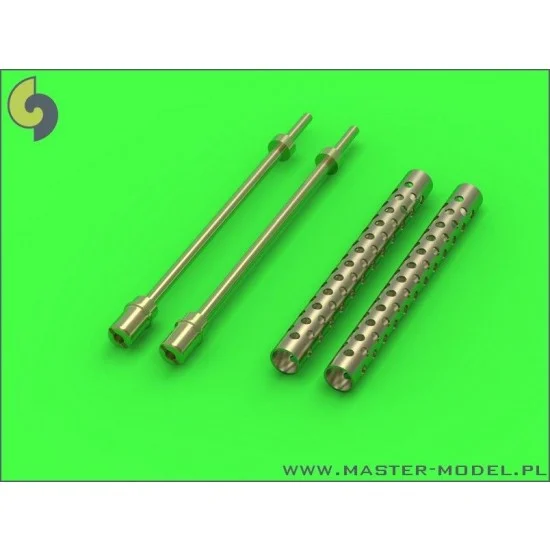 Master Models GM-35-005 1/35 Barrels for Browning M1919 .30 Cal - One Piece Muzzle of Cylindrical Shape (2pcs)