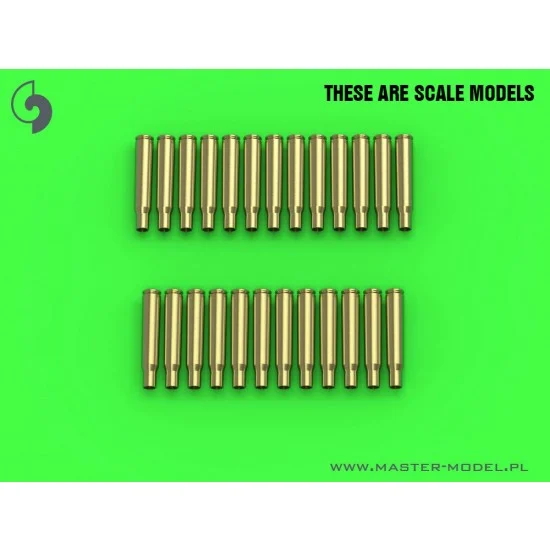 Master Models GM-35-022 1/35 M1919 Browning .30 Caliber (7.62mm) - Empty Shells (25pcs)