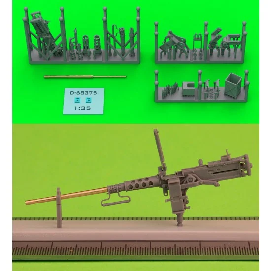 Master Models GM-35-069 1/35 Early WWII Browning M2HB .50 cal (12.7mm) on Tank Mount