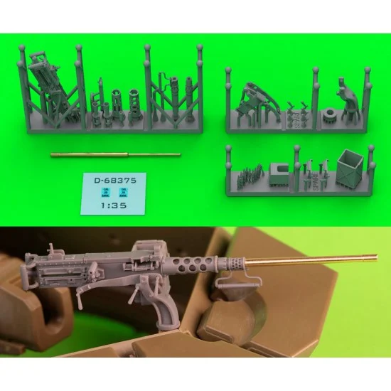 Master Models GM-35-070 1/35 Browning M2HB .50 cal (12.7mm) for M10 Tank Destroyer