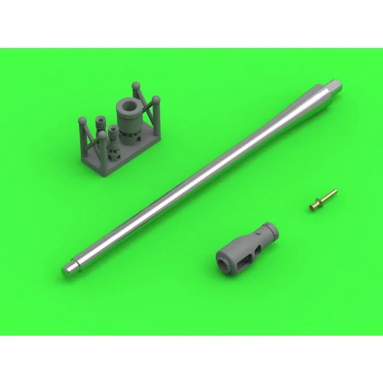 Master Models GM-35-095 1/35 Sd.Kfz. 234/2 Puma 50mm KwK39 L/60 Gun Barrel and Tip for MiniArt/RFM/Dragon kit