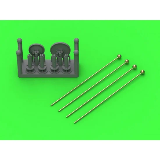 Master Models GM-35-096 1/35 Width Indicators for German Vehicles (4pcs)