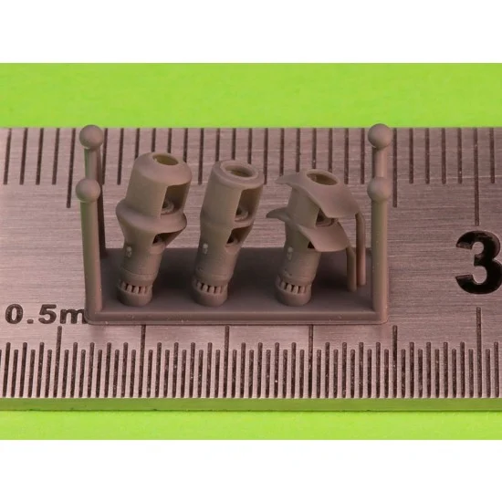 Master Models GM-72-042 1/72 Muzzle Brakes for 10.5cm leFH 18(M), leFH 18/40, StuH 42
