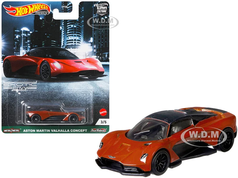Aston Martin Valhalla Concept "Exotic Envy" Series Diecast Model Car by Hot Wheels - Aston Martin Models