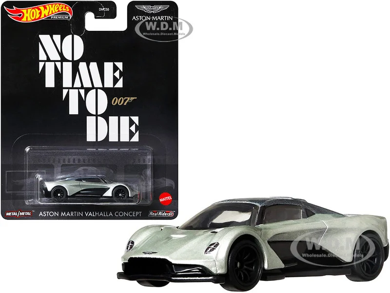 Aston Martin Valhalla Concept Light Green Metallic with Dark Green Top (James Bond 007) "No Time to Die" (2021) Movie Diecast Model Car by Hot Wheels - Movie/TV Series Models