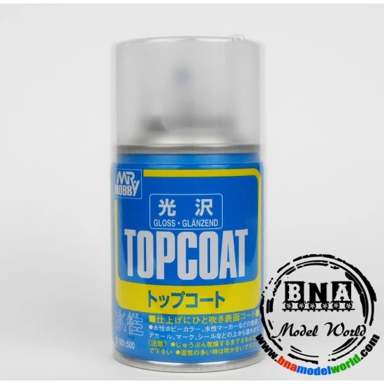 GSI Creos B501 Mr Top Coat Spray (Gloss) 86ml - Hobby & Model Paints