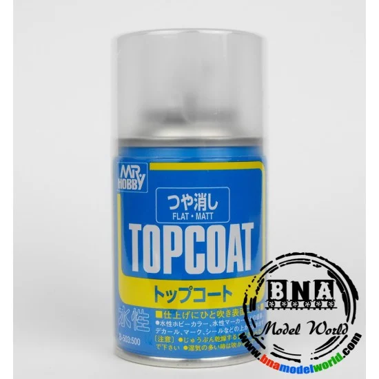 GSI Creos B503 Mr Top Coat Spray (Flat) 86ml - Hobby & Model Paints