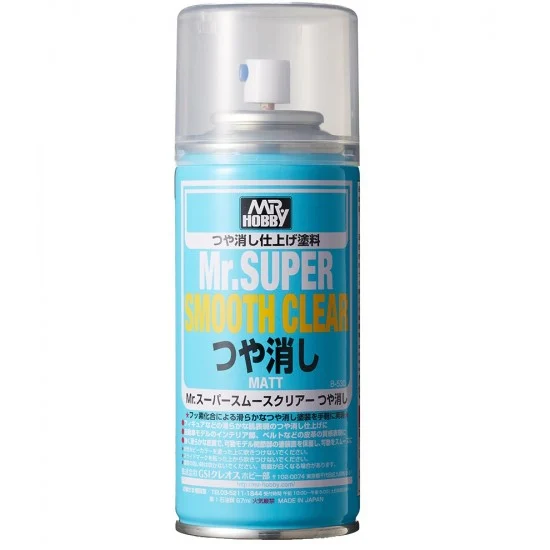 GSI Creos B530 Mr Super Smooth Clear Flat Spray (Matt) 170ml - Hobby & Model Paints