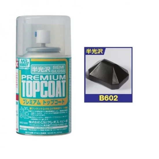 GSI Creos B602 Mr Premium Top Coat Spray (semi-gloss) 88ml