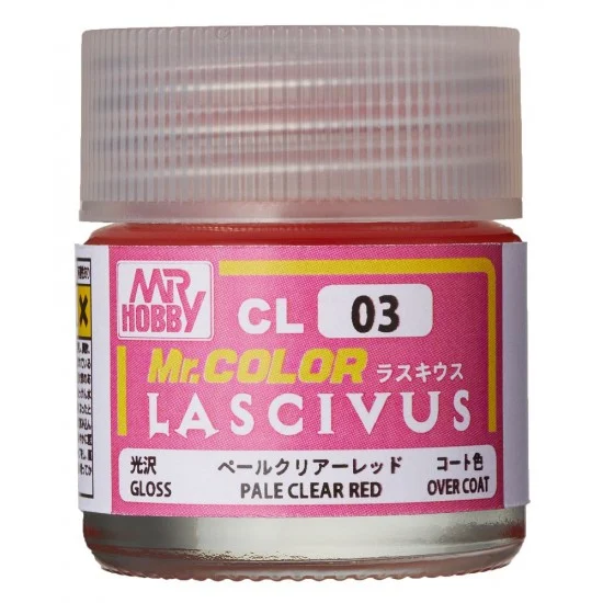 GSI Creos CL03 Mr Color Lascivus Clear Pigment Paint - Figure Skin #Pale Clear Red (10ml)