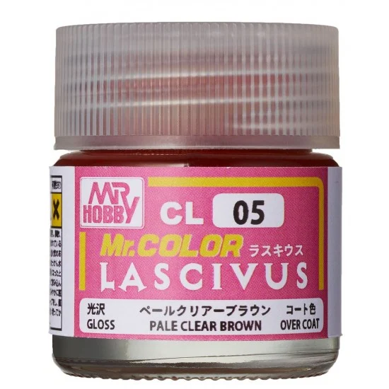 GSI Creos CL05 Mr Color Lascivus Clear Pigment Paint - Figure Skin #Pale Clear Brown (10ml)