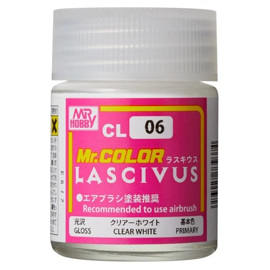 GSI Creos CL06 Mr Color Lascivus Paint - Figure Skin Primary Colour #Clear White (18ml)