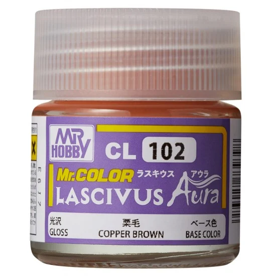 GSI Creos CL102 Mr Color Lascivus Paint for Anime Figures - Copper Brown Hair Base Colour (10ml)