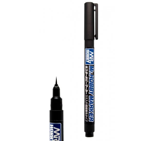GSI Creos CM101 Mr. Hobby Marker - Oil-based Inking Ultra Fine Tip Type (Black)