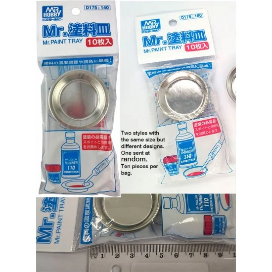 GSI Creos D175 Mr Paint Tray (10pcs) - Hobby & Model Paints